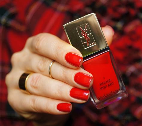 Yves Saint Laurent La Lacquer COUTURE In 1 Rouge Pop Art